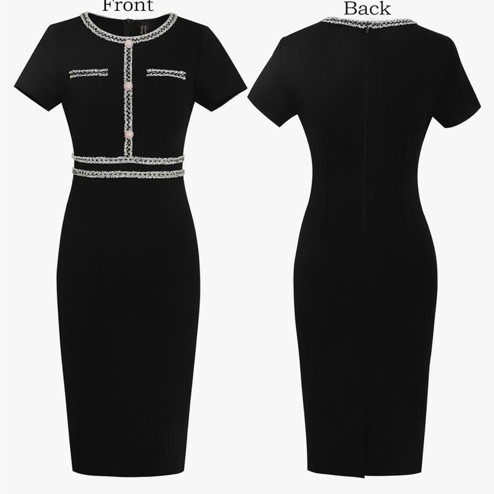 Women’s size large crew neck pencil dress
